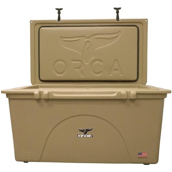 Orca Cooler, 140 qt Cooler, Tan, Up to 10 days Ice Retention ORCT140